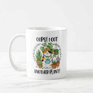 Mug Jardinage Plantation Chat Oups J'Ai Encore Une Pla