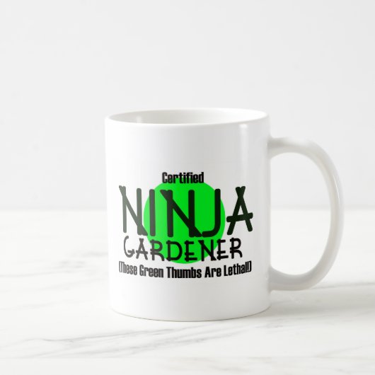 Mug Jardinier certifié de Ninja (Droite)