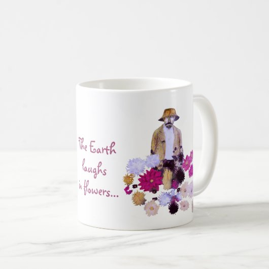 Mug Jardinier de dahlia (Devant droit)