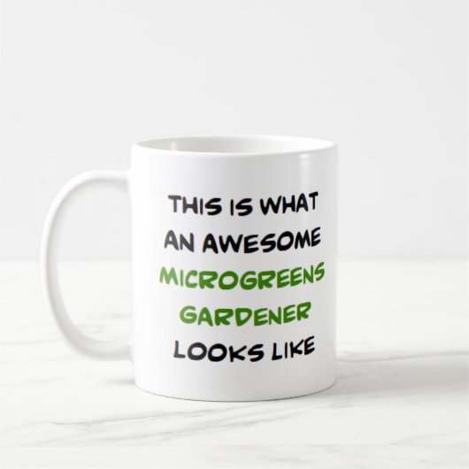 Mug jardinier de micro-pousses, génial (Gauche)