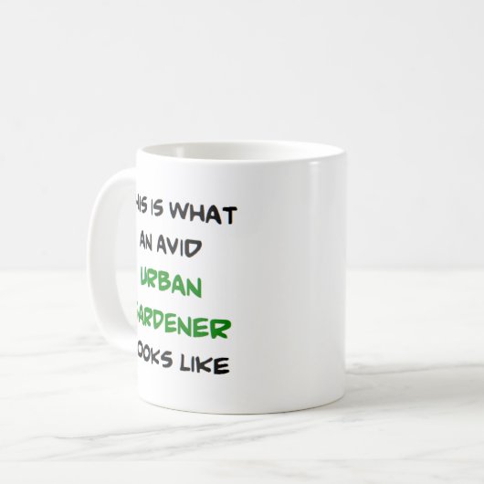 Mug jardinier urbain, fervent (Devant gauche)