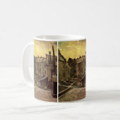 Mug Jardins arrière de vieilles maisons de Vincent van (Devant gauche)
