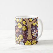 Mug Jardins, fleuris, pommier motif (Devant droit)