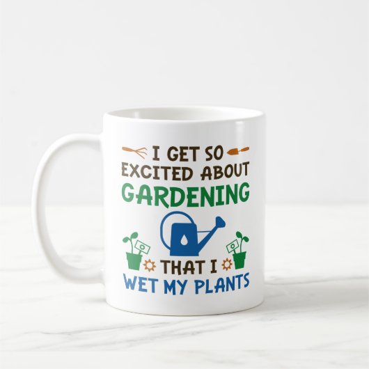 Mug J'arrose mes plantes (Gauche)