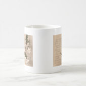 Mug jasmin sur vieux script dames à manches longues t- (Centre)