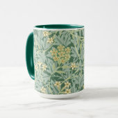 Mug Jasmine, motif de William Morris, (Devant gauche)
