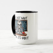 Mug J'attendrai que ça soit calme Professeur Halloween (Devant gauche)