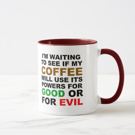 Mug J'attends de voir si... (Droite)