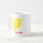 Mug Jaune 2 de plaid (Devant gauche)
