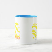 Mug Jaune 2 de zèbre (Centre)
