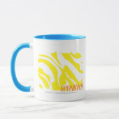 Mug Jaune 2 de zèbre (Gauche)
