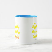 Mug Jaune 2 de zigzag (Centre)