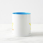 Mug Jaune 3 de zèbre (Centre)