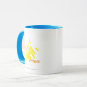 Mug Jaune 3 de zèbre (Devant gauche)