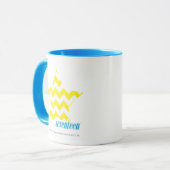 Mug Jaune 3 de zigzag (Devant gauche)