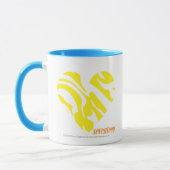 Mug Jaune 4 de zèbre (Gauche)