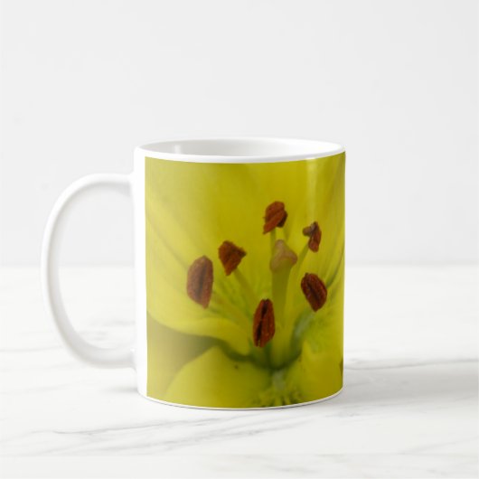 Mug jaune à la floraison (Gauche)