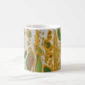 Mug jaune Abstrait, cuivre et vert (Centre)