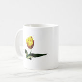 Mug Jaune avec tulipe rouge (Devant gauche)
