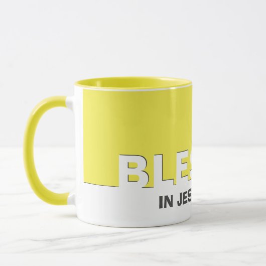Mug Jaune BLESSEE Christian (Gauche)