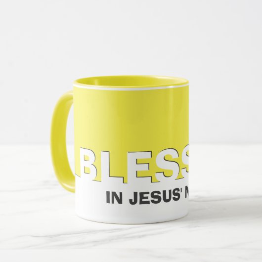 Mug Jaune BLESSEE Christian (Devant gauche)