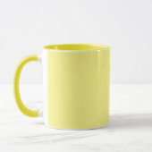 Mug Jaune citron, couleur unie, (Gauche)
