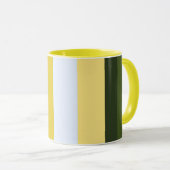 Mug Jaune clair et vert (Devant droit)