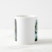 Mug Jaune Daffodils fleurs dans la neige (Centre)