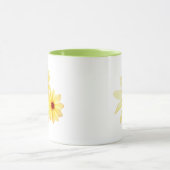 Mug Jaune dahlia fleurs d'été (Centre)