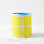 Mug Jaune de plaid (Centre)