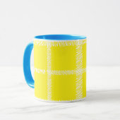 Mug Jaune de plaid (Devant gauche)