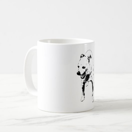 Mug Jaune endormi dans la moisson (Devant gauche)