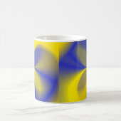 Mug Jaune et Bleu Quatre Feuilles (Centre)