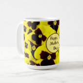 Mug Jaune Et Brown Fête Des Mères, (Devant gauche)