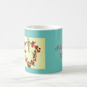 Mug Jaune et Turquoise Colorful Mère's Day Coeur (Centre)