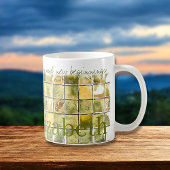 Mug Jaune Et Vert Daffodique Citations De Fleurs Du No