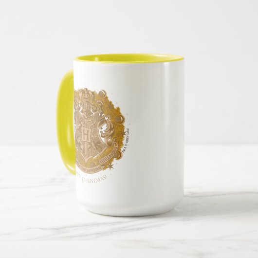 Mug Jaune HOGWARTS™ Crest Wreath (Devant gauche)