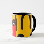Mug jaune kisque (Devant droit)