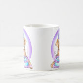 Mug Jaune Lab Cake Face Anniversaire (Centre)