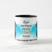 Mug Jaune Labrador Retriever Chien Loyal Friend (Centre)