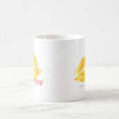Mug Jaune mince de rayures (Centre)
