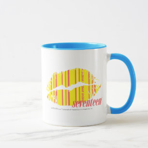 Mug Jaune mince de rayures