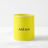 Mug Jaune, modèle soleil (Centre)