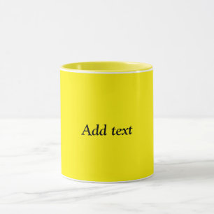 Mug Jaune, modèle soleil