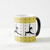 Mug Jaune/ Morphing Designs Coffee Cup magique (Devant droit)