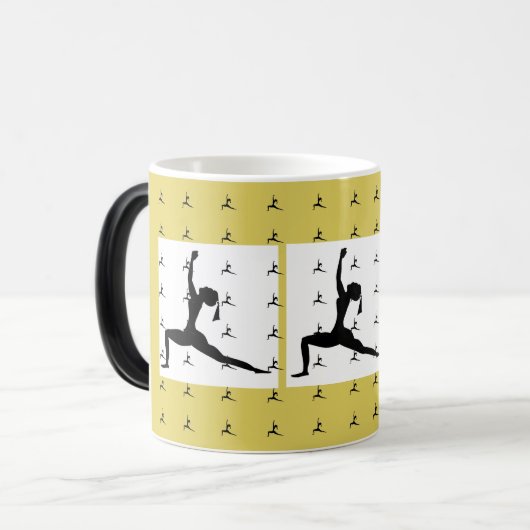 Mug Jaune/ Morphing Designs Coffee Cup magique (Devant gauche)
