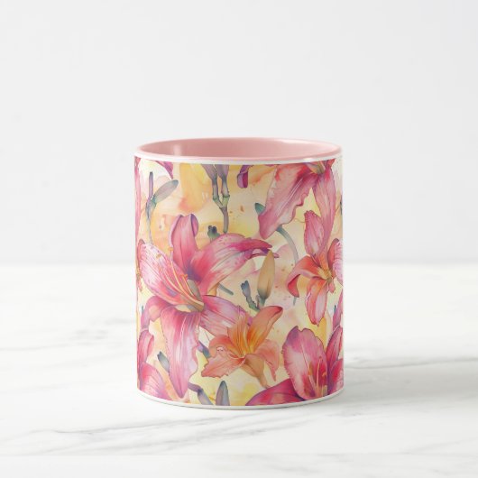 Mug Jaune rose (Centre)