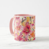Mug Jaune rose (Devant gauche)