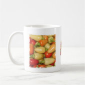 Mug Jaune rouge et orange de piments (Gauche)