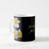 Mug Jaune sur jonquille blanche (Devant gauche)
